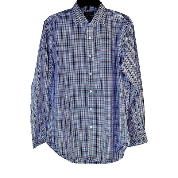 NWOT Esquire Mens Long Sleeve Button Down Performance Slim Fit 15 1/2 (32/22) - Picture 7 of 7
